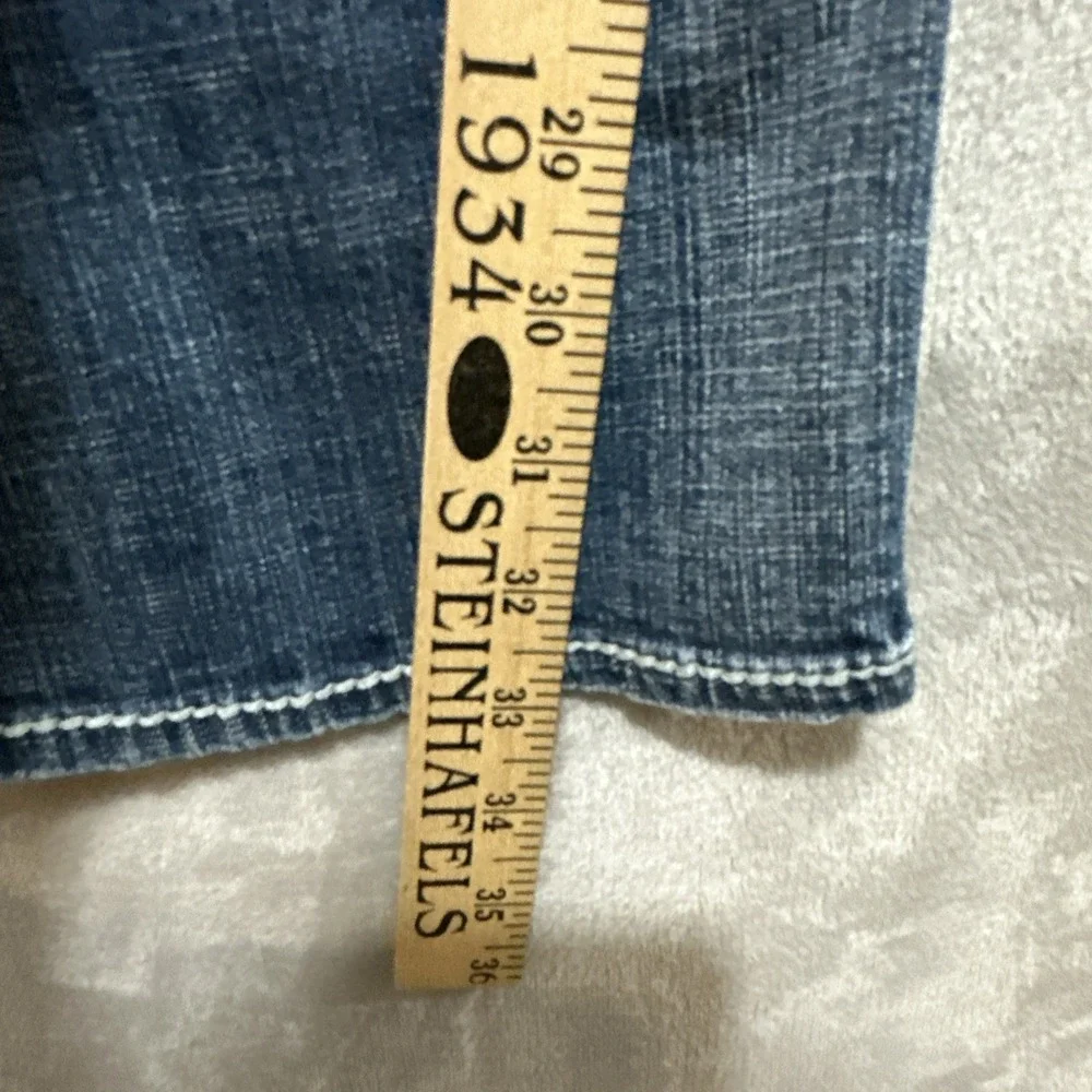 Hydraulic Premium Denim Jeans Women's‎ 10 Blue Slim Bootcut Low Rise Whiskering